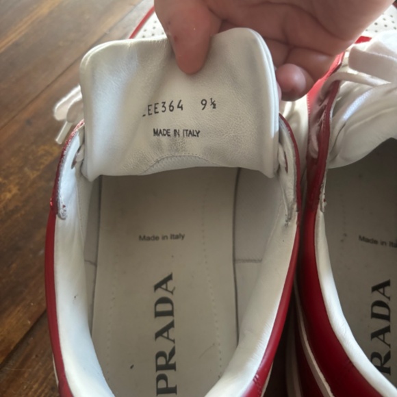 AUTHENTIC ALMOST BRAND NEW PRADA SNEAKERS - Picture 3 of 8